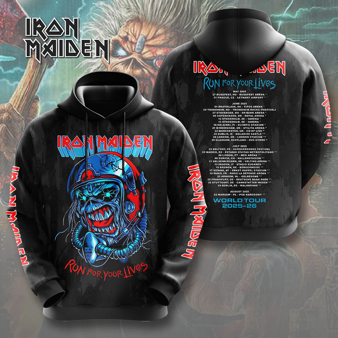 Iron Maiden Band Photo Hoodie