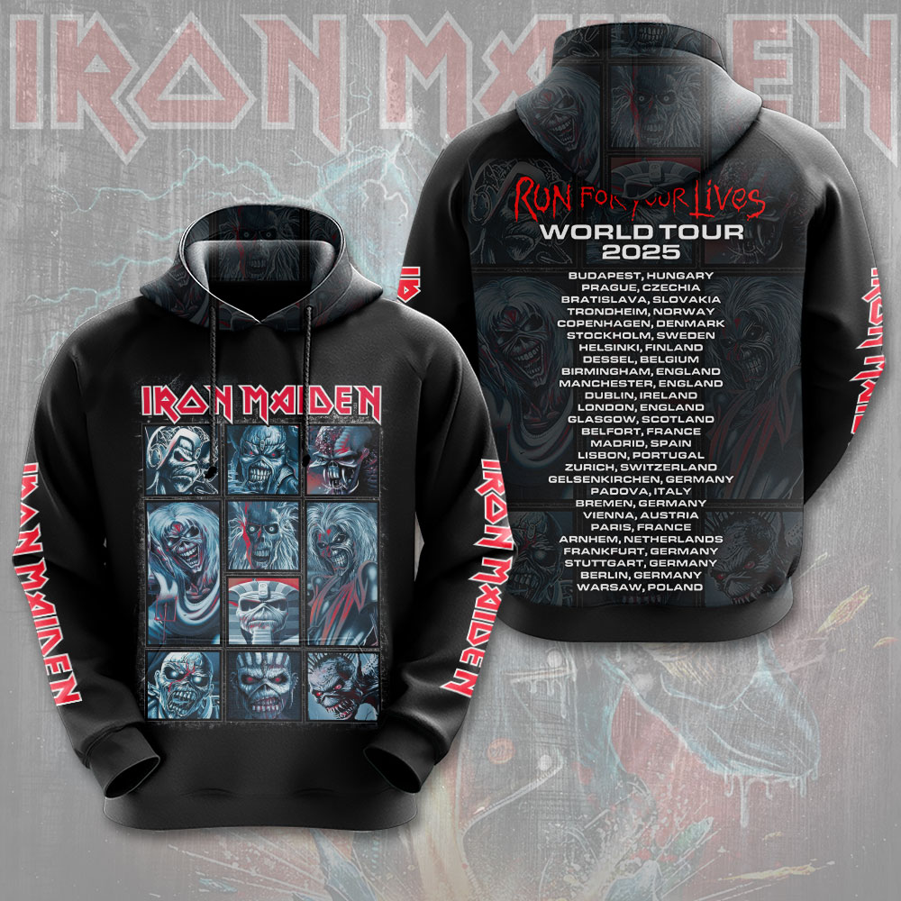 Iron Maiden Shredding Hoodie