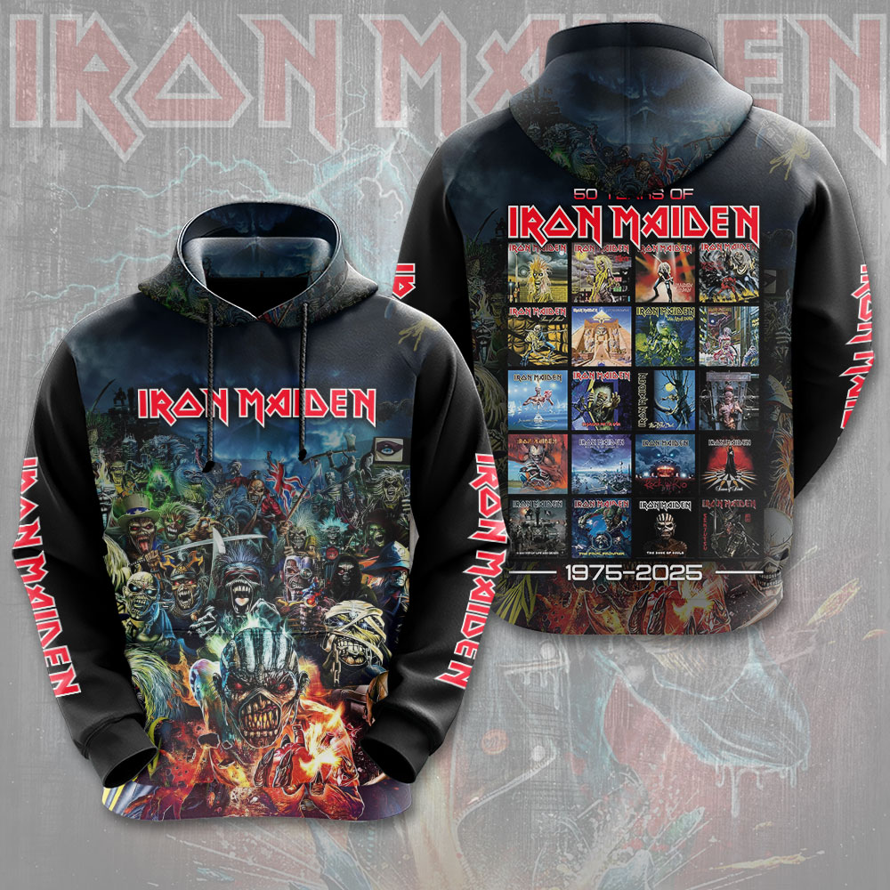 Iron Maiden Melodic Hooks Hoodie