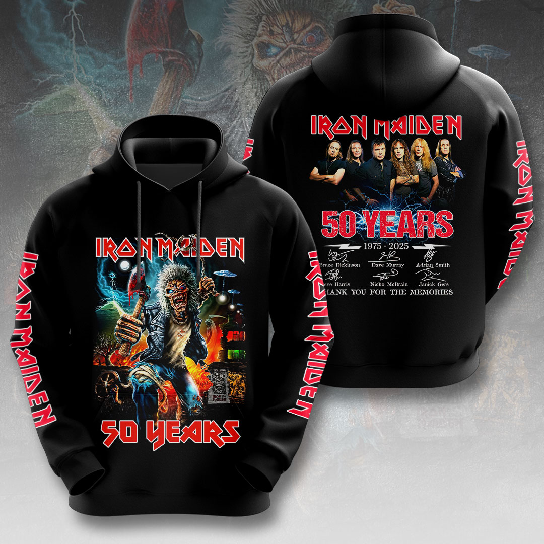 Iron Maiden Power Chords Hoodie
