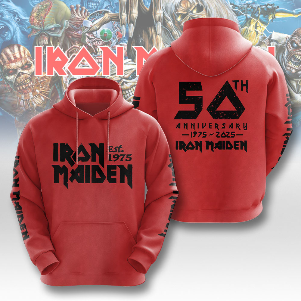 Iron Maiden Eddie Mascot 3D Hoodie