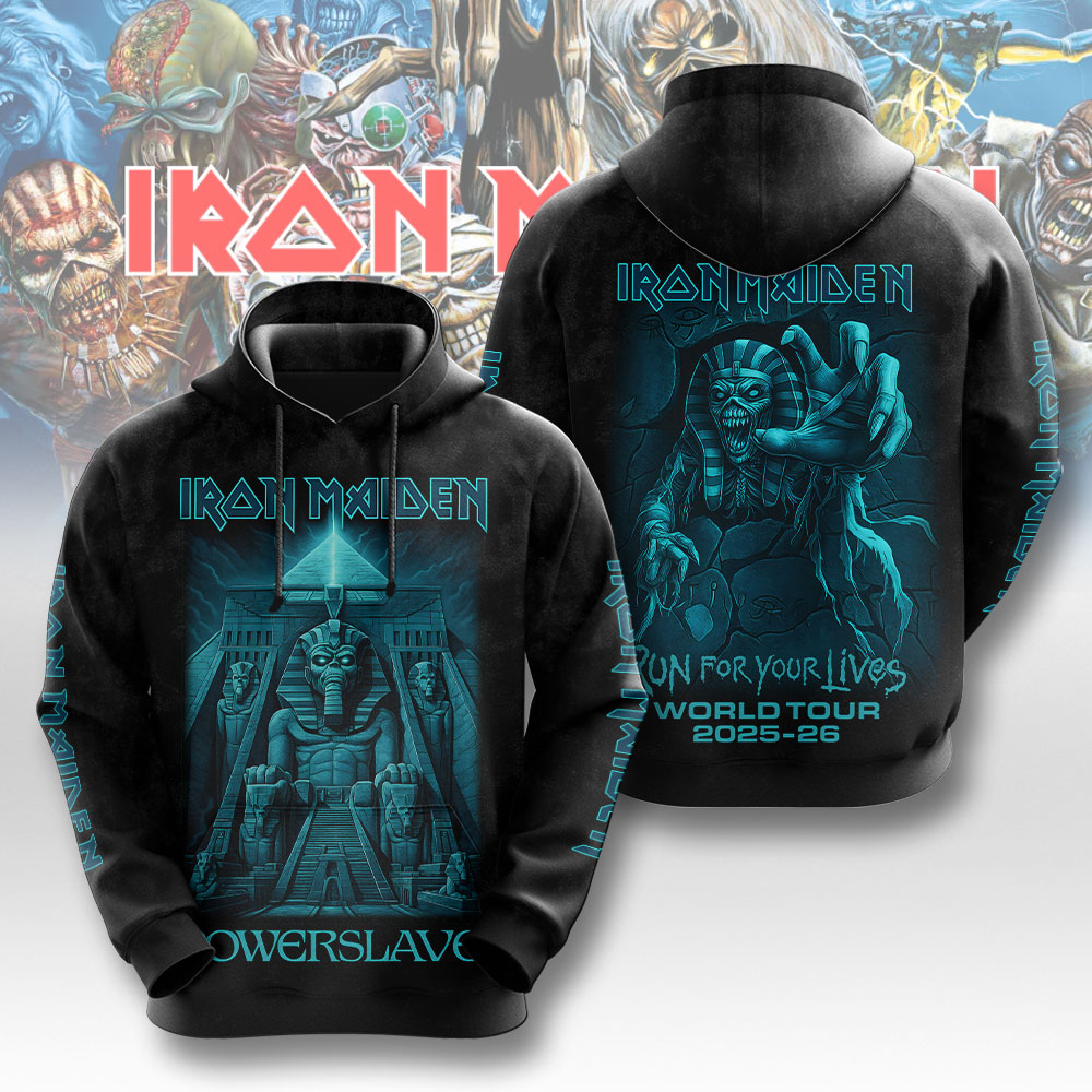 Iron Maiden Music Rock 2026 3D Hoodie