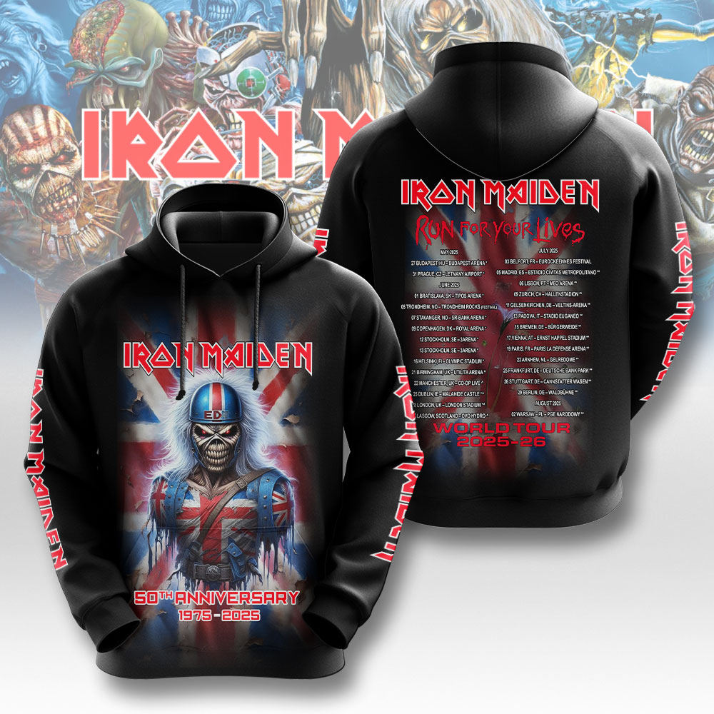Iron Maiden The Beast Mascot 3D Hoodie