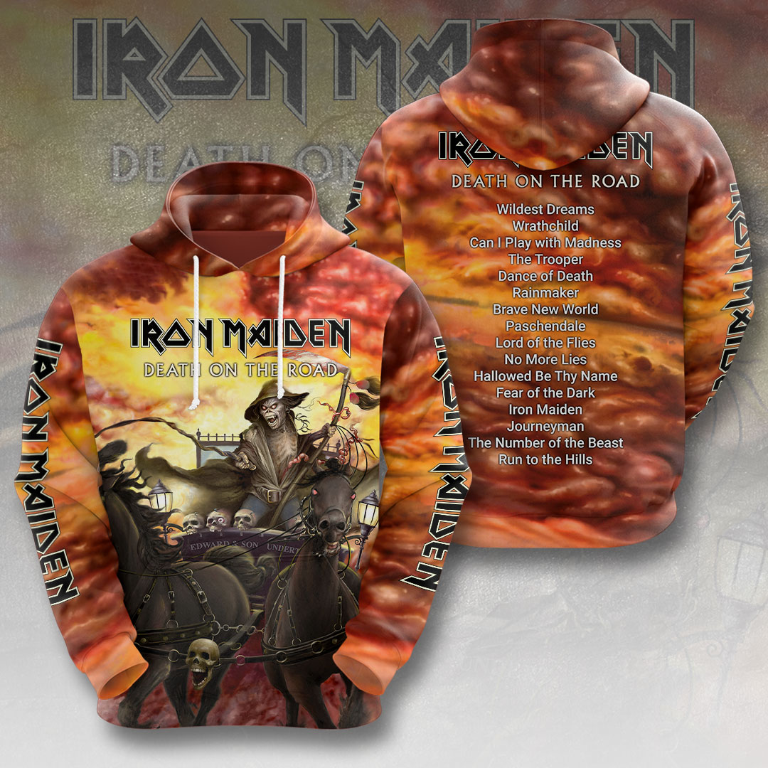 Iron Maiden Music 2026 3D Hoodie