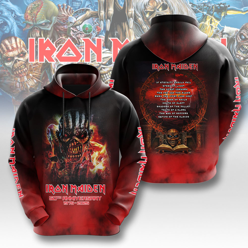 Iron Maiden Eddie 3D Hoodie