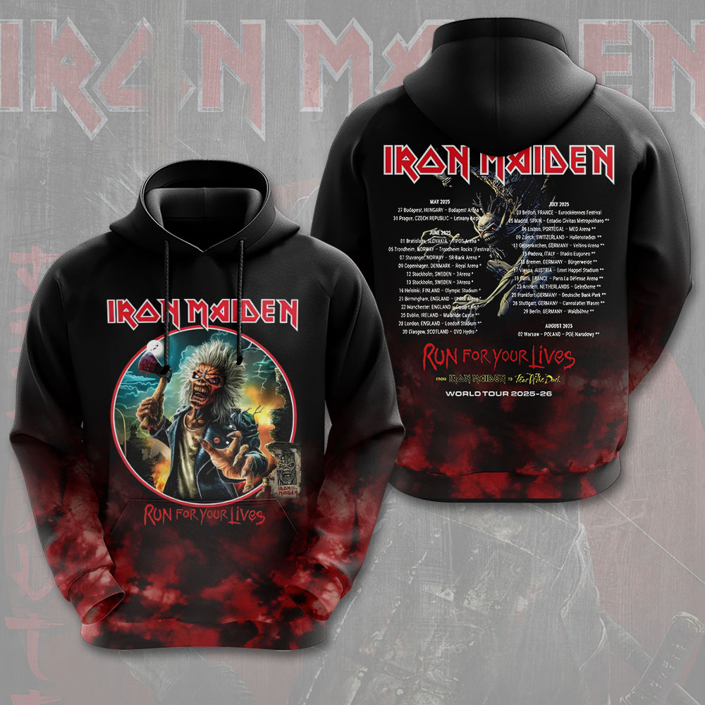 Iron Maiden Brave New World 3D Hoodie