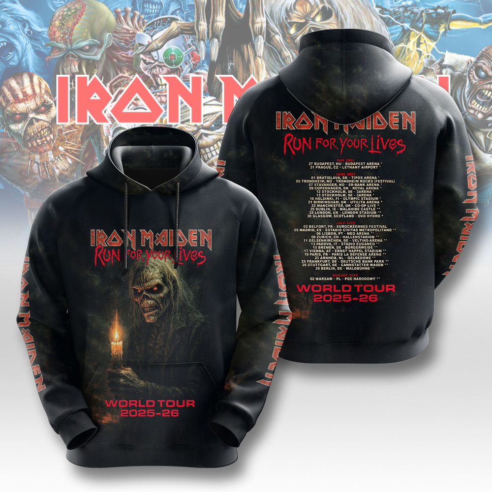Iron Maiden Piece Of Mind 3D Hoodie