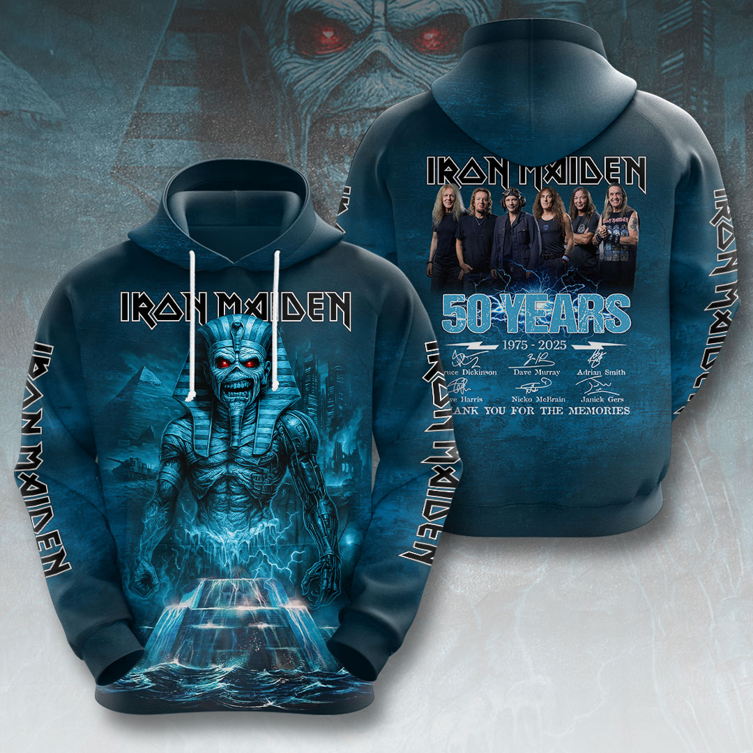 Iron Maiden Book Of Souls 3D Hoodie