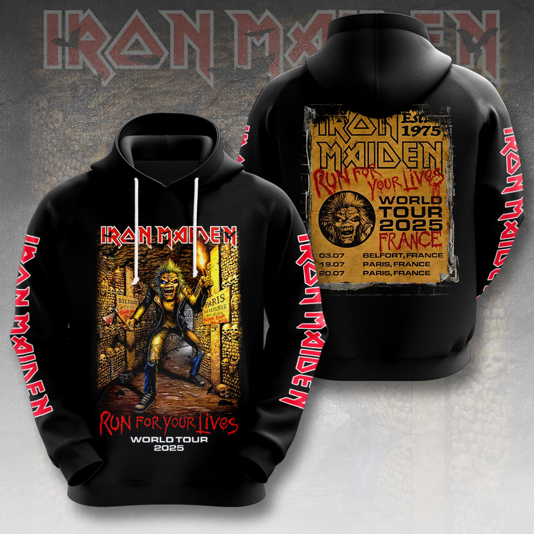 Iron Maiden Dance Of Death 3D Hoodie
