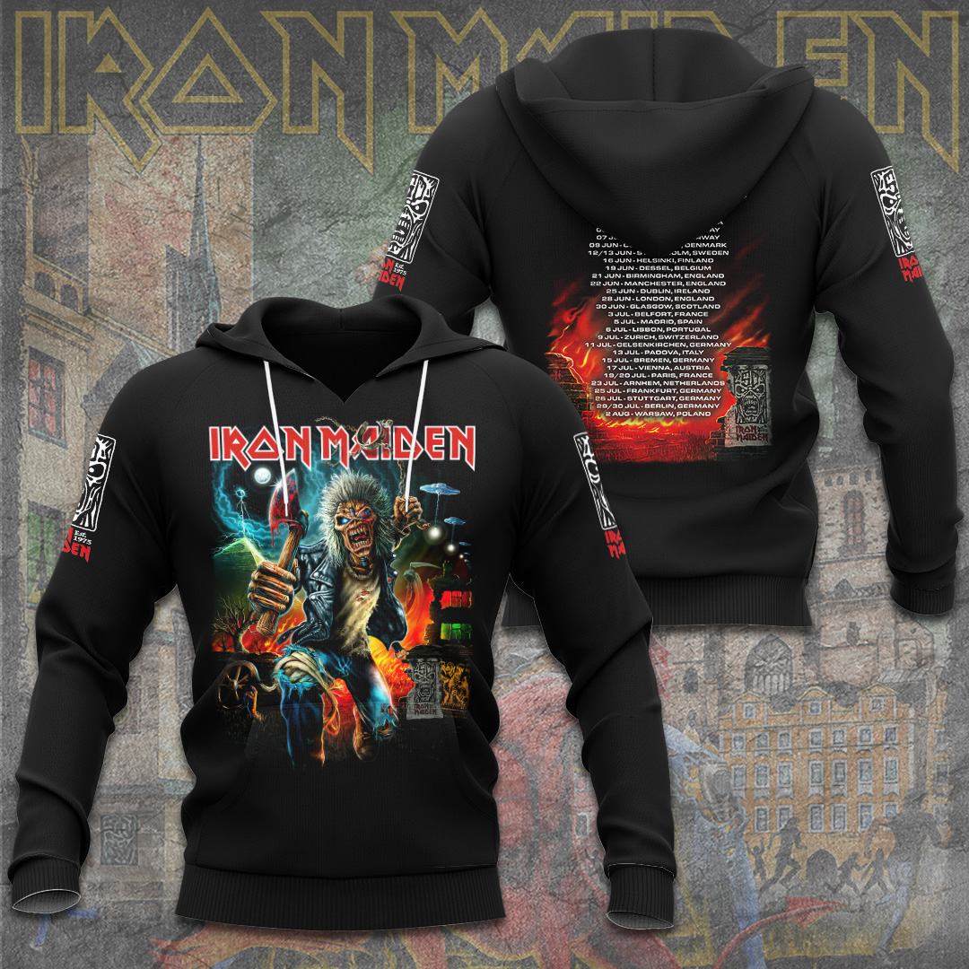 Iron Maiden Powerslave 3D Hoodie
