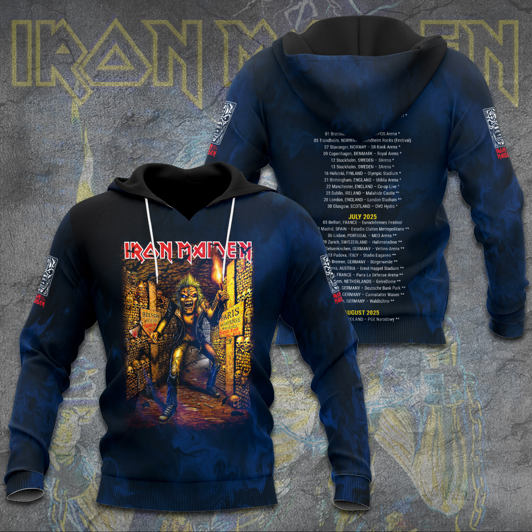 Iron Maiden Legacy Of The Beast 3D Hoodie