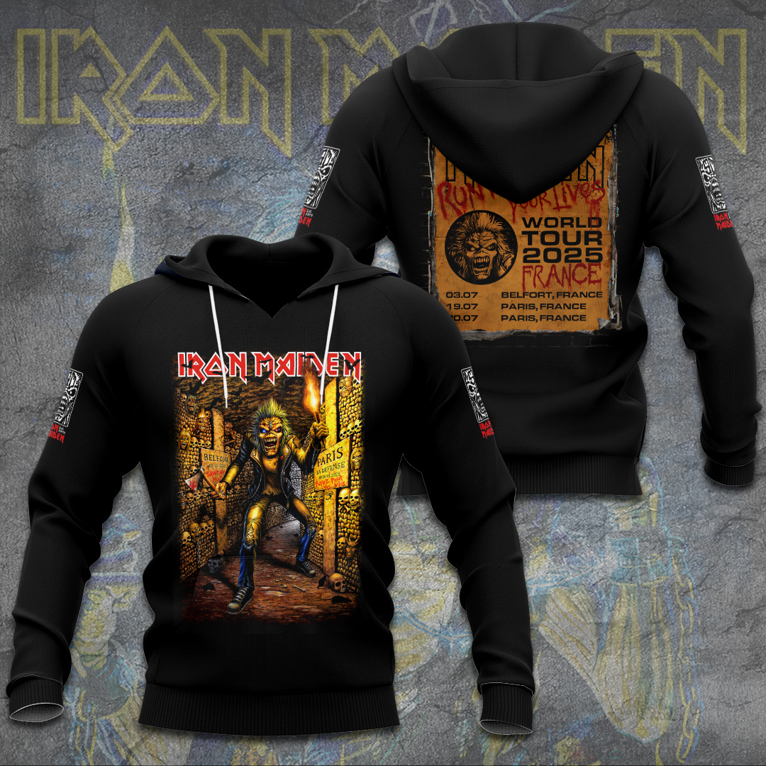 Iron Maiden The Book Of Souls 3D Hoodie