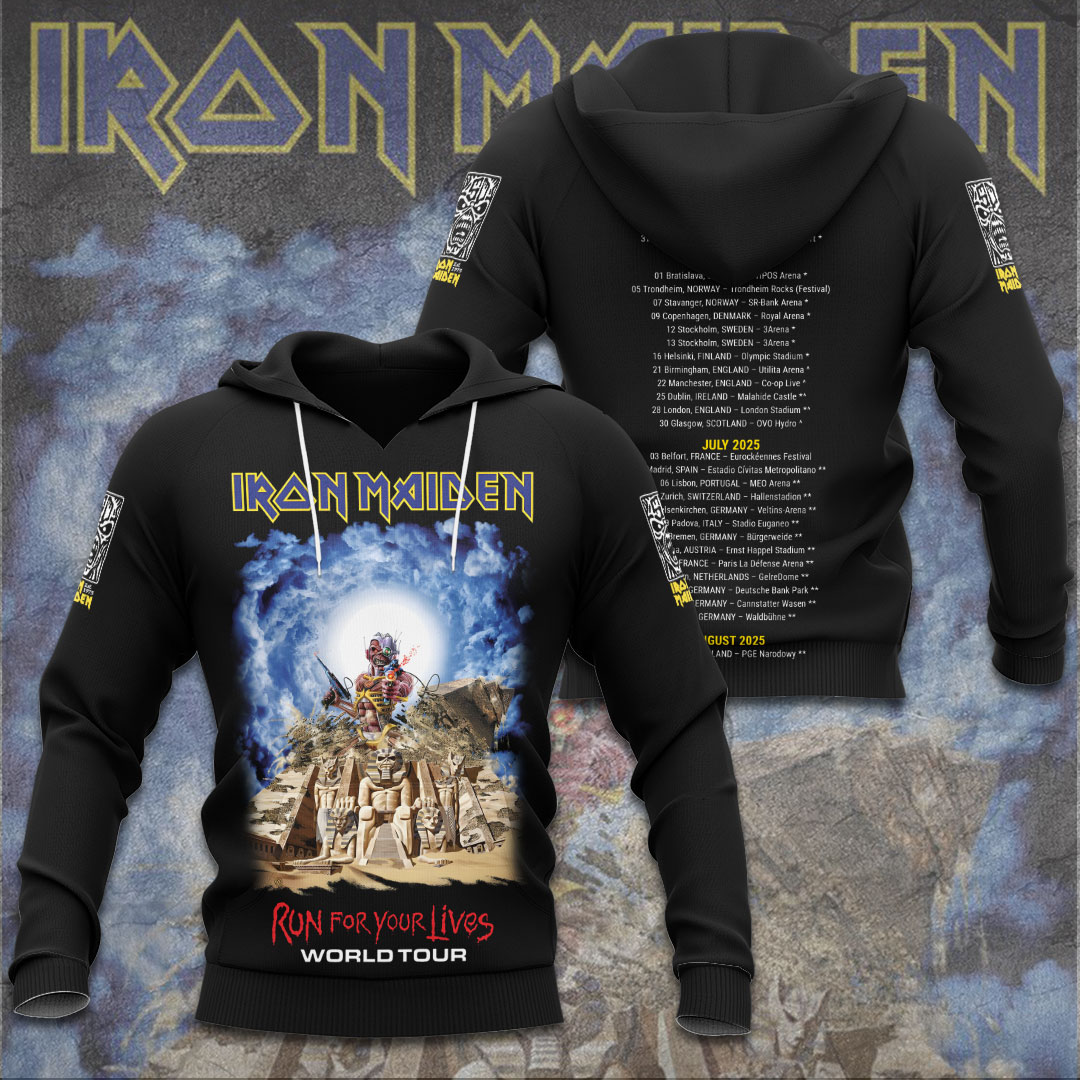 Iron Maiden New Wave Of British Heavy Metal 3D Hoodie