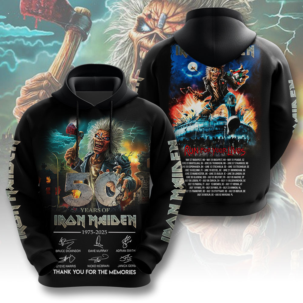 Iron Maiden Mascot Art 3D Hoodie