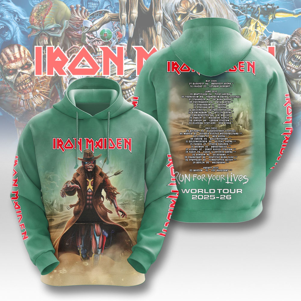 Iron Maiden Mascot Eddie 3D Hoodie