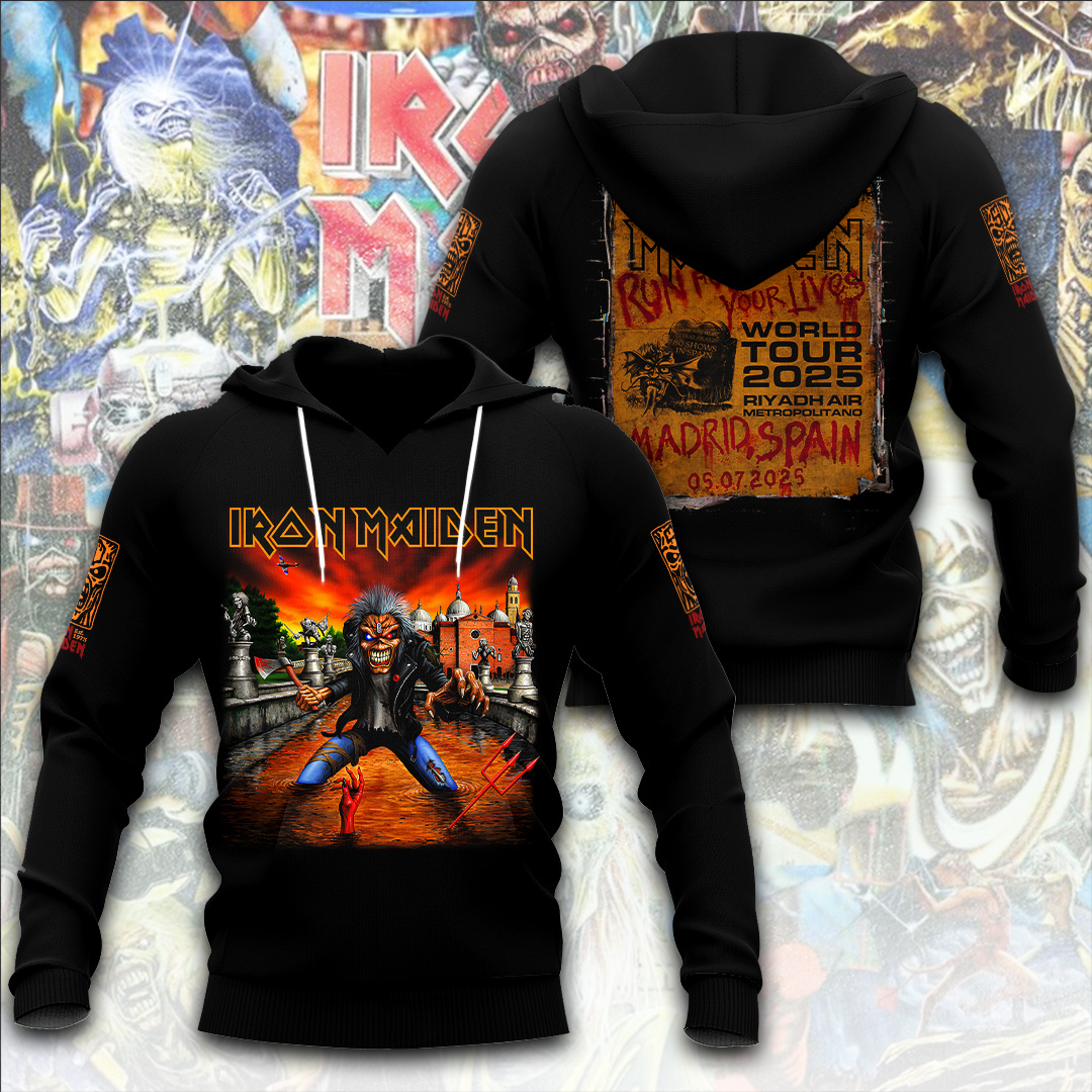 Iron Maiden Eddie Promo 3D Hoodie
