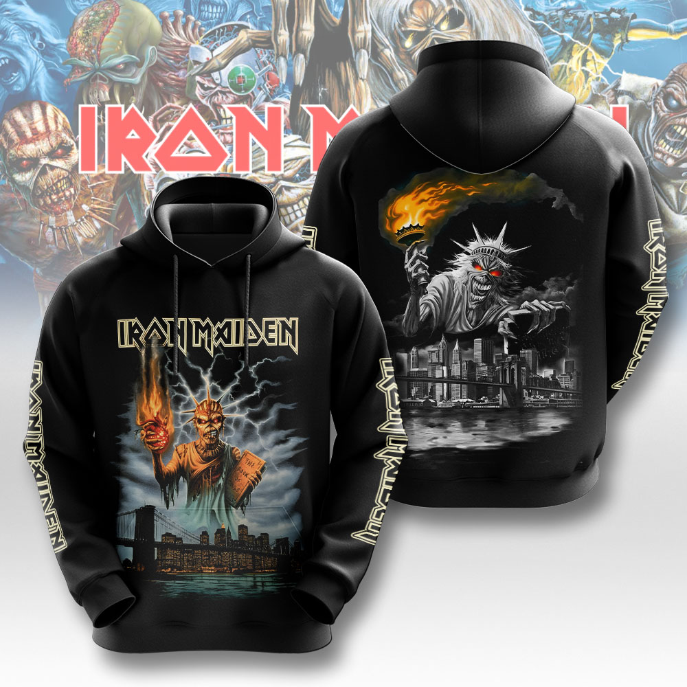 Iron Maiden Dave Murray 3D Hoodie