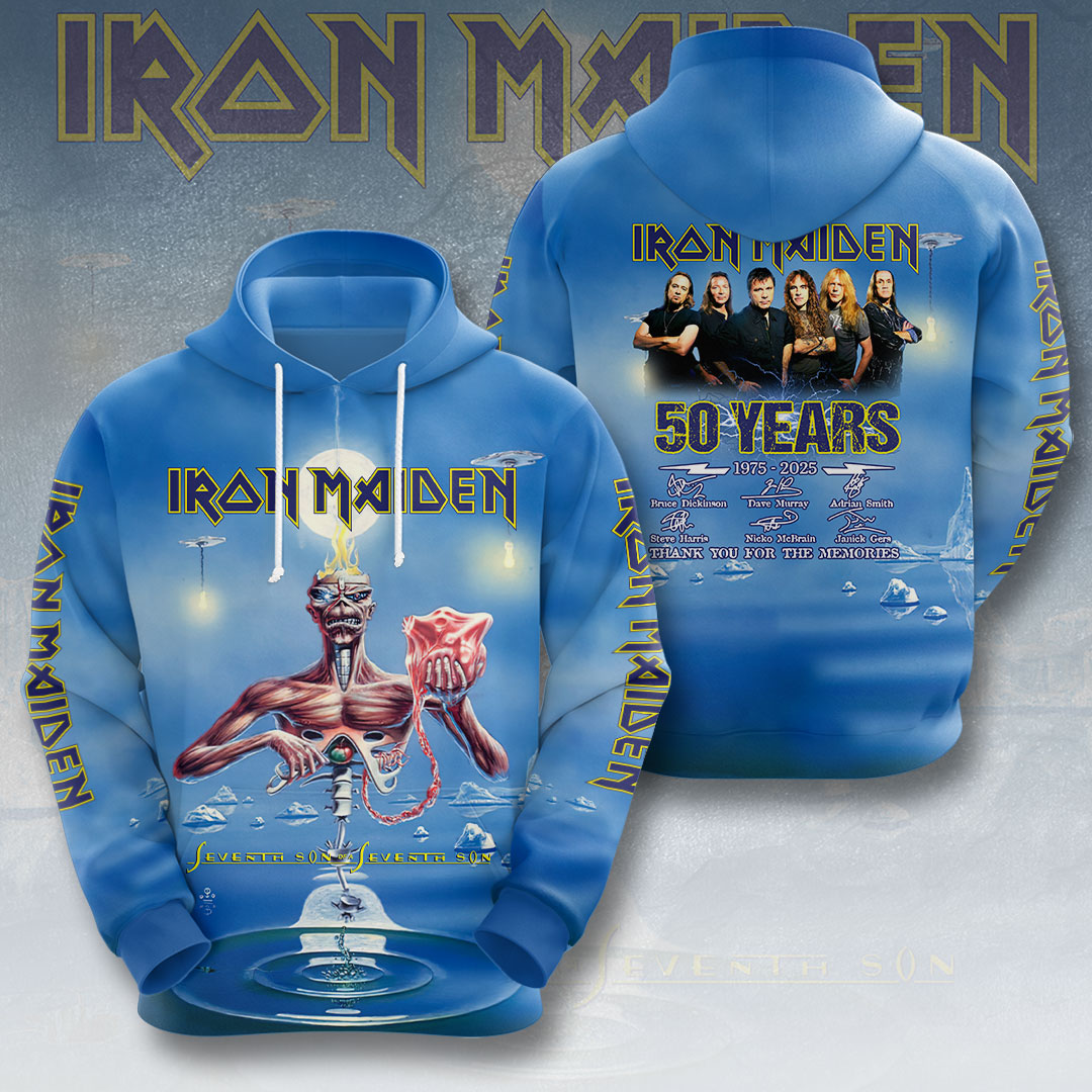 Iron Maiden Rock 3D Hoodie