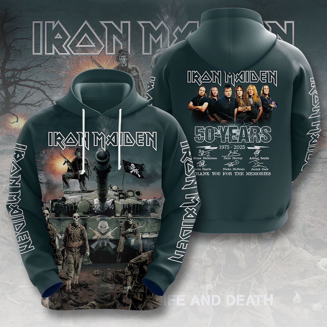 Iron Maiden Graphic 3D Hoodie