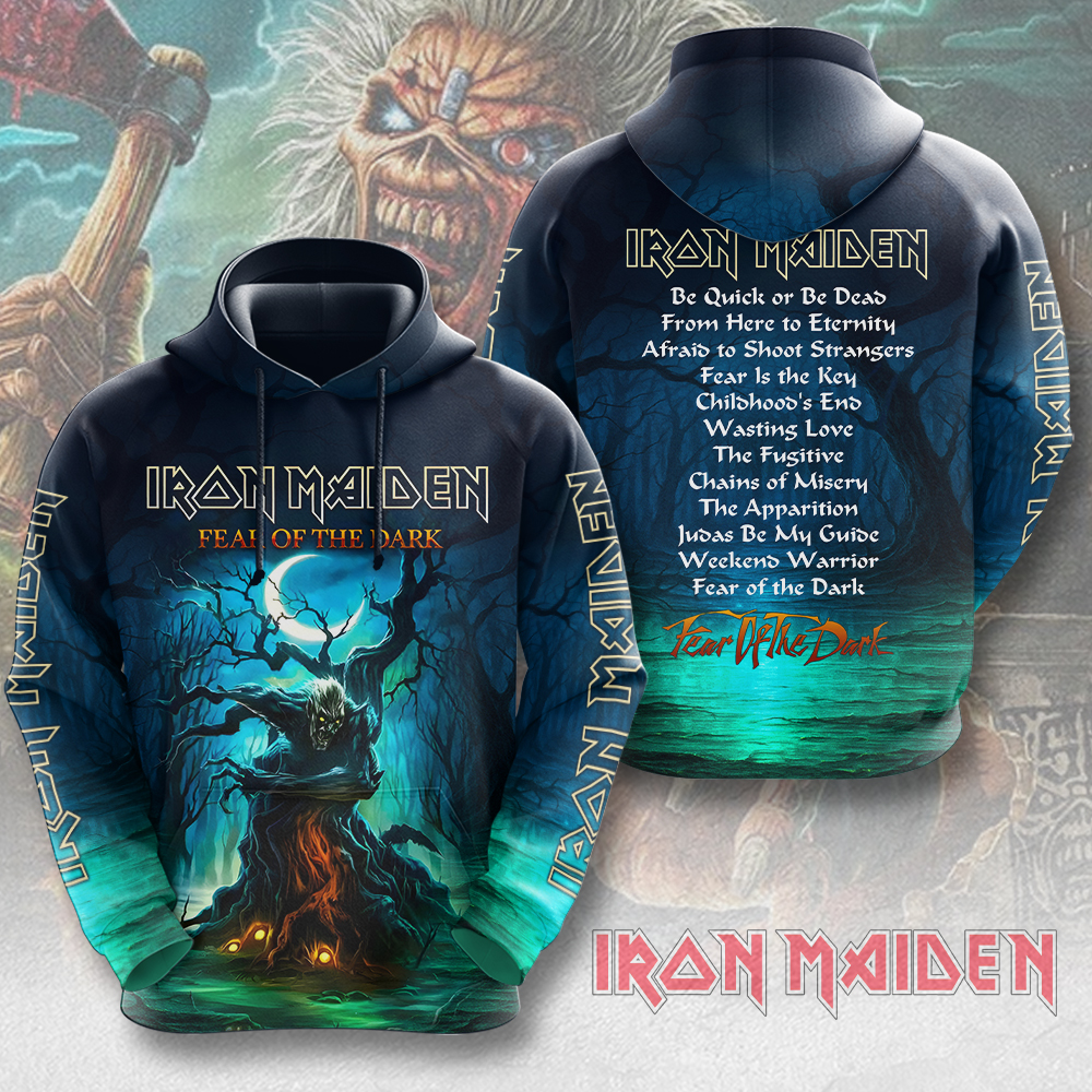 Iron Maiden Headbanging 3D Hoodie