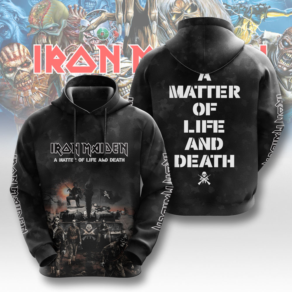 Iron Maiden Bruce Dickinson 3D Hoodie
