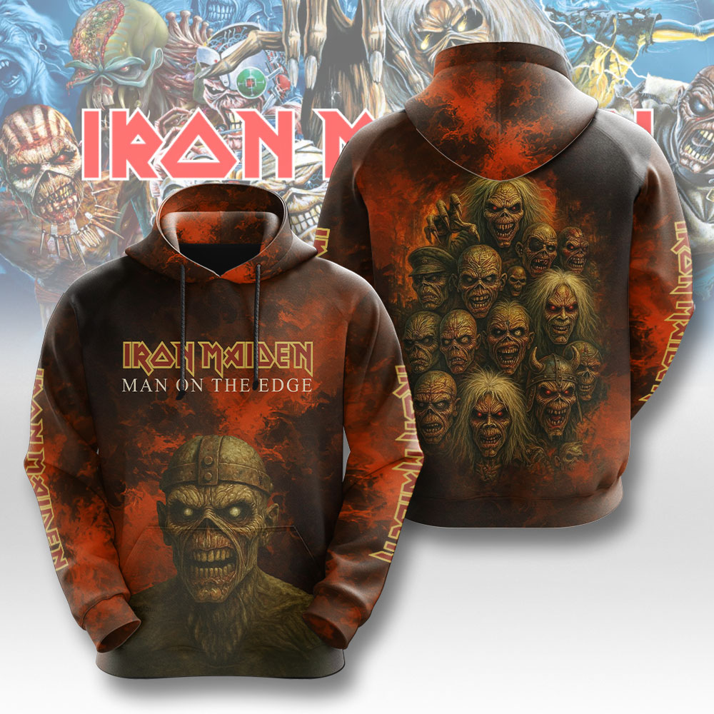 Iron Maiden Guitarist 3D Hoodie