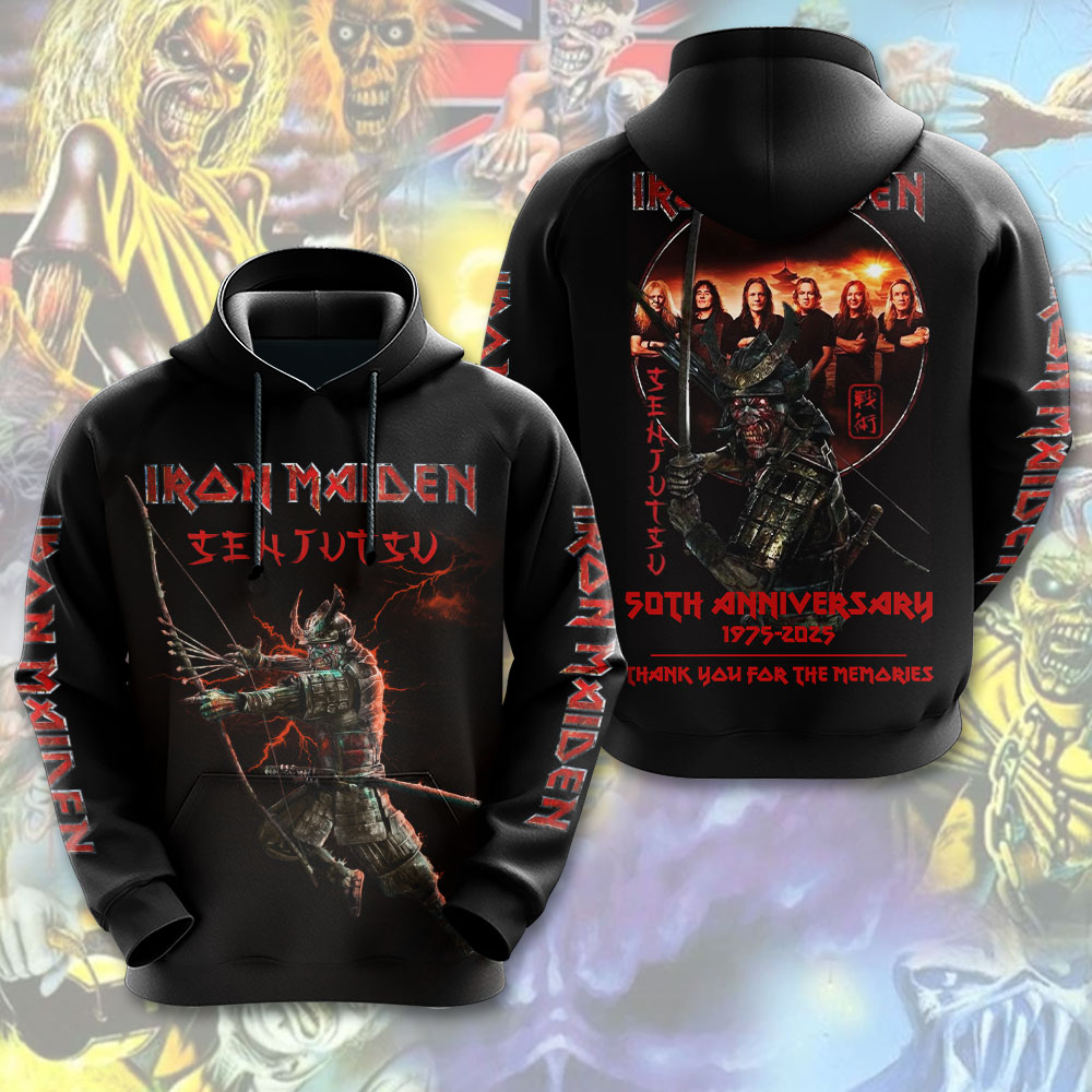 Iron Maiden Nicko Mcbrain 3D Hoodie
