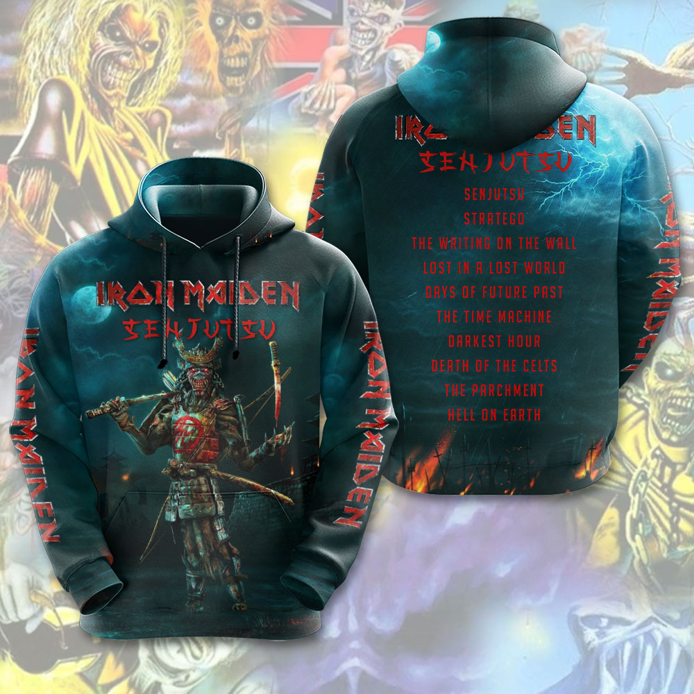 Iron Maiden Blaze Bayley 3D Hoodie