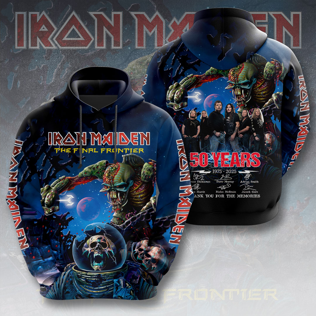 Iron Maiden Paul DiAnno 3D Hoodie