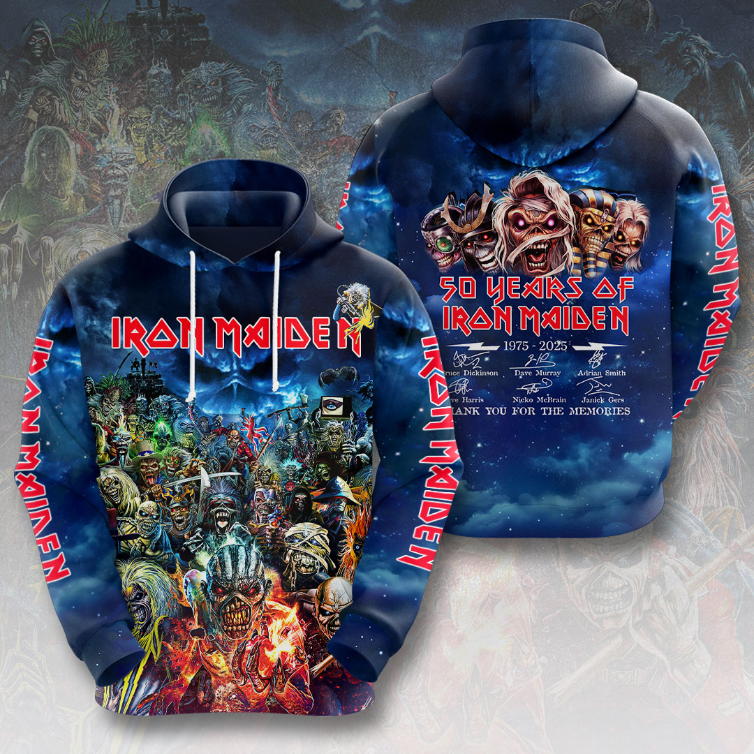 Iron Maiden Hell 3D Hoodie