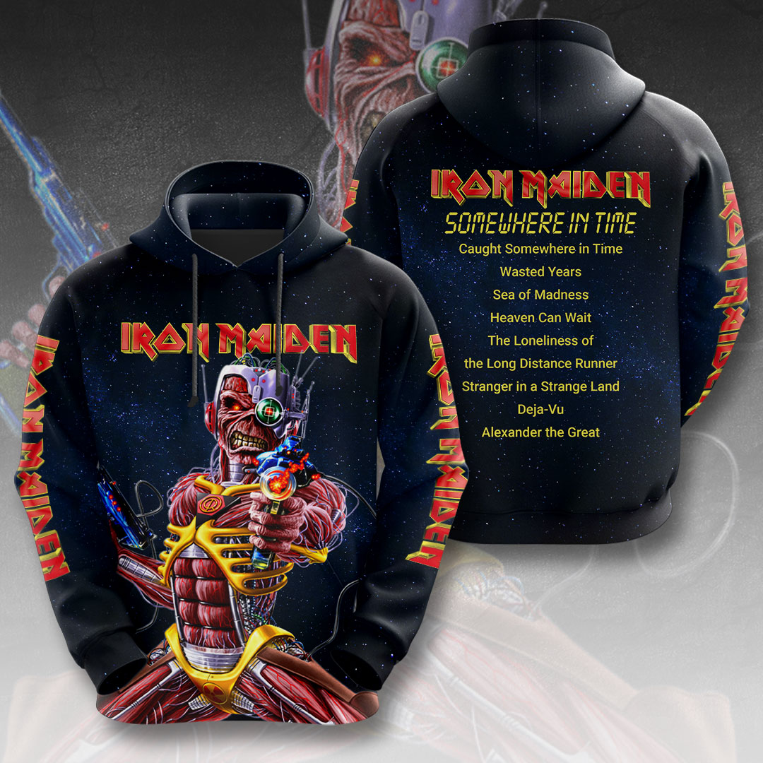Iron Maiden Armor 3D Hoodie