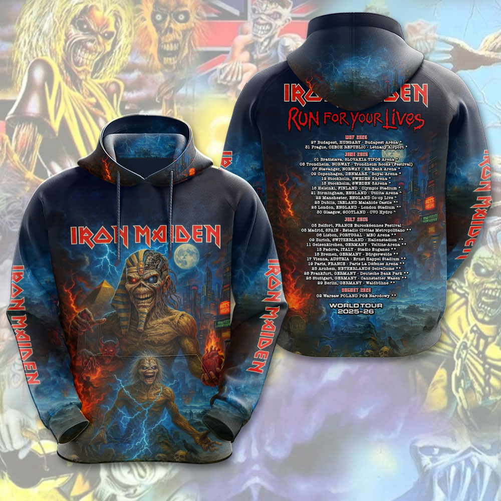 Iron Maiden Soldier 3D Hoodie