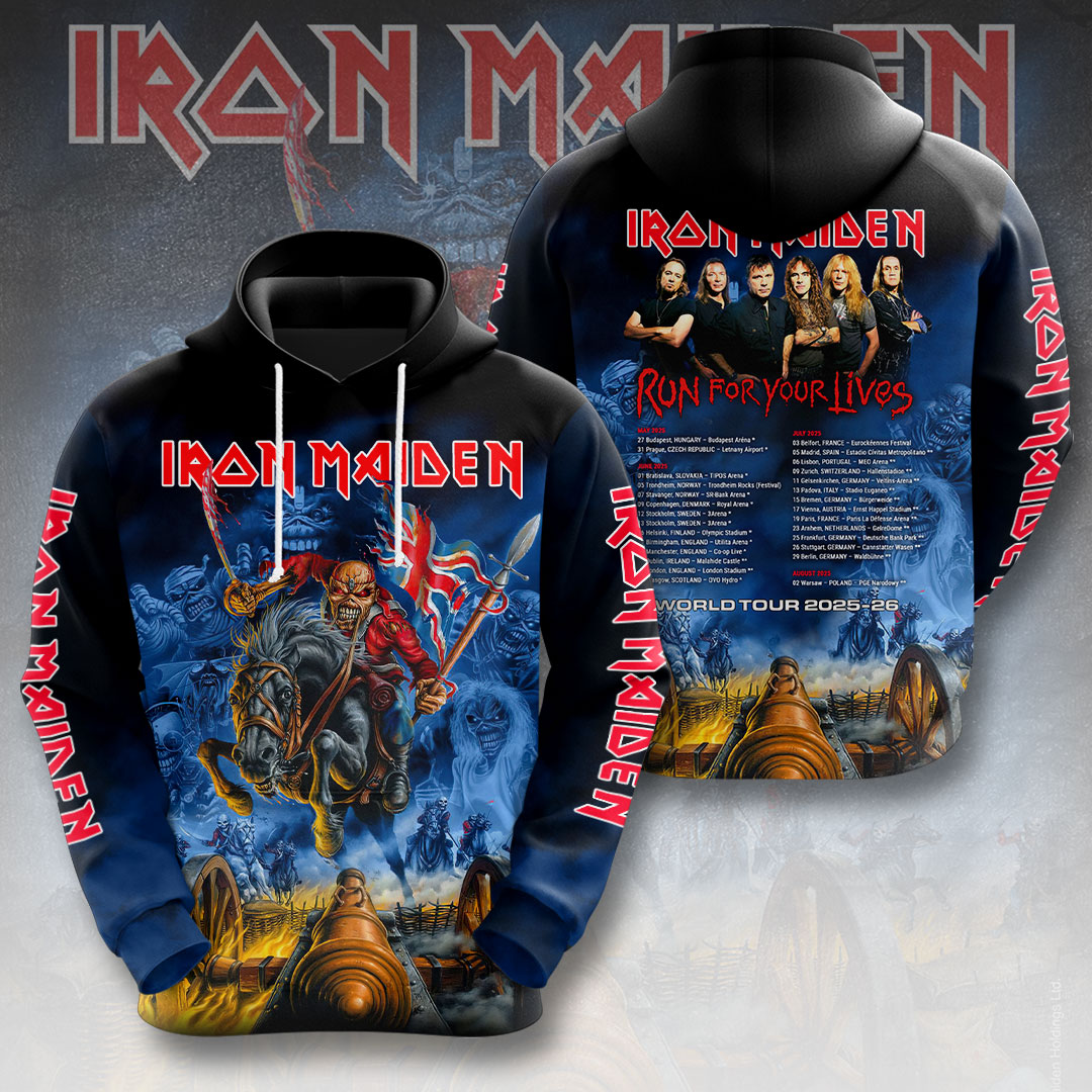 Iron Maiden Skull 3D Hoodie