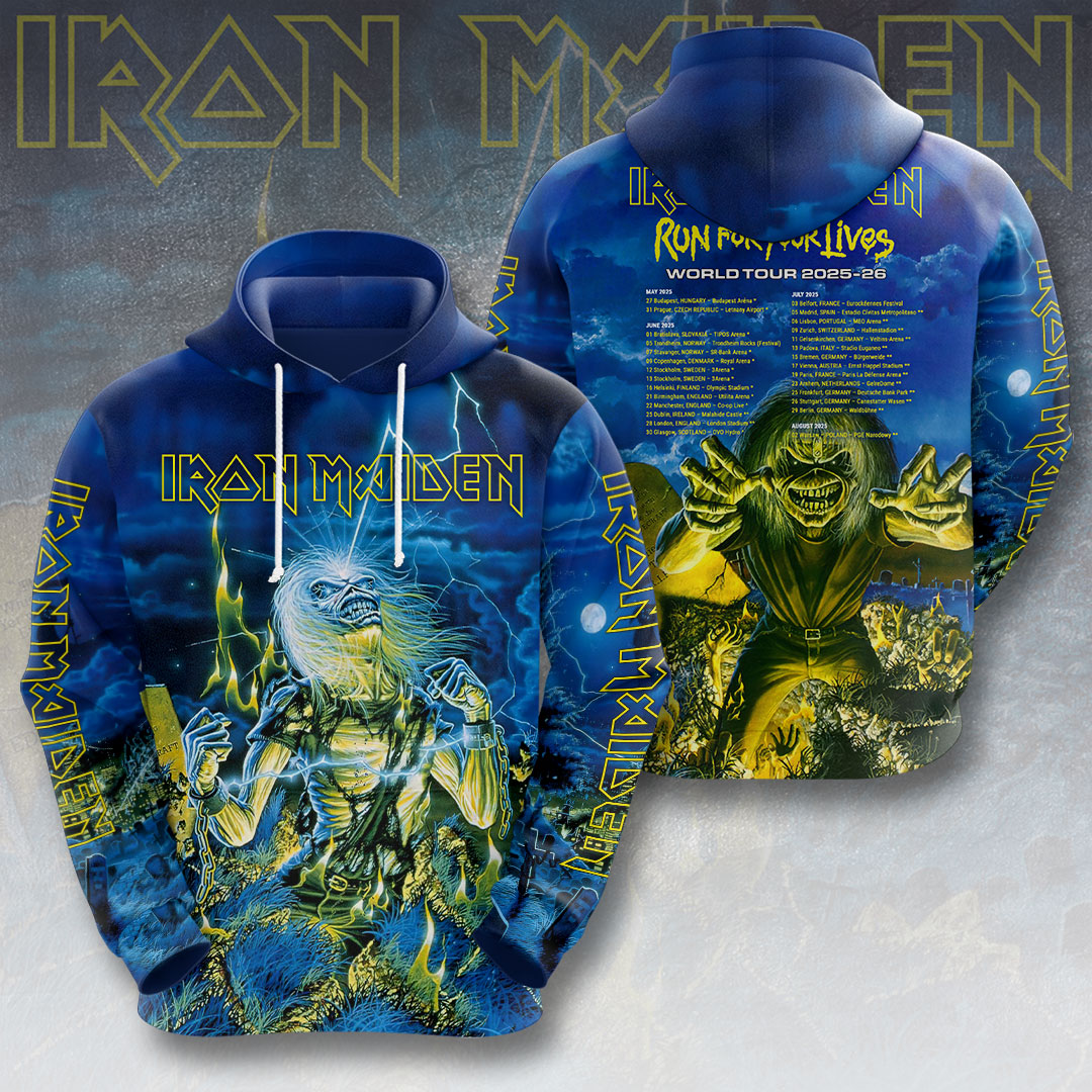 Iron Maiden Dark Art 3D Hoodie