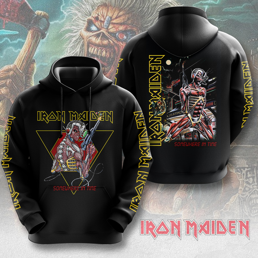 Iron Maiden Gothic 3D Hoodie