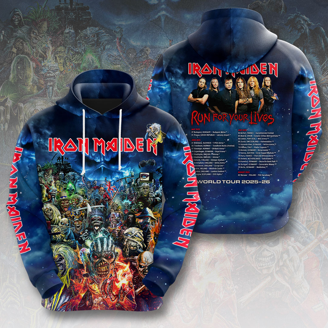 Iron Maiden Pentagram 3D Hoodie