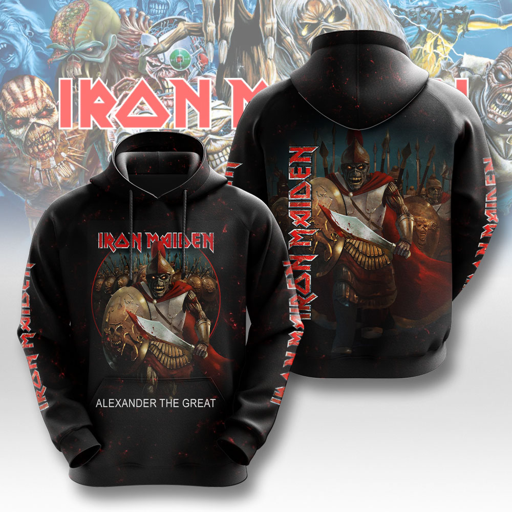 Iron Maiden Monochrome 3D Hoodie