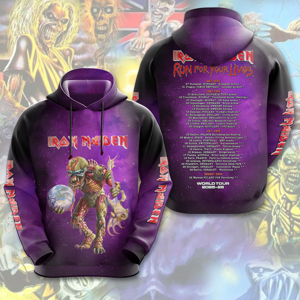 Iron Maiden Merch 3D Hoodie