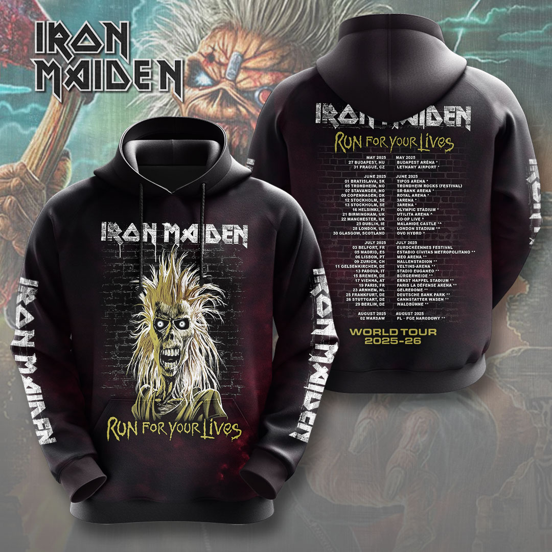 Iron Maiden 1980S Style 3D Hoodie