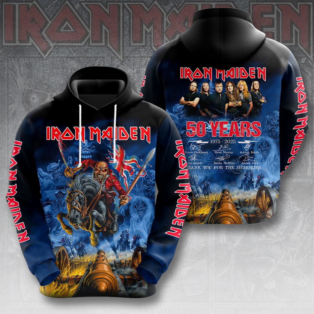Iron Maiden Live Performance 3D Hoodie