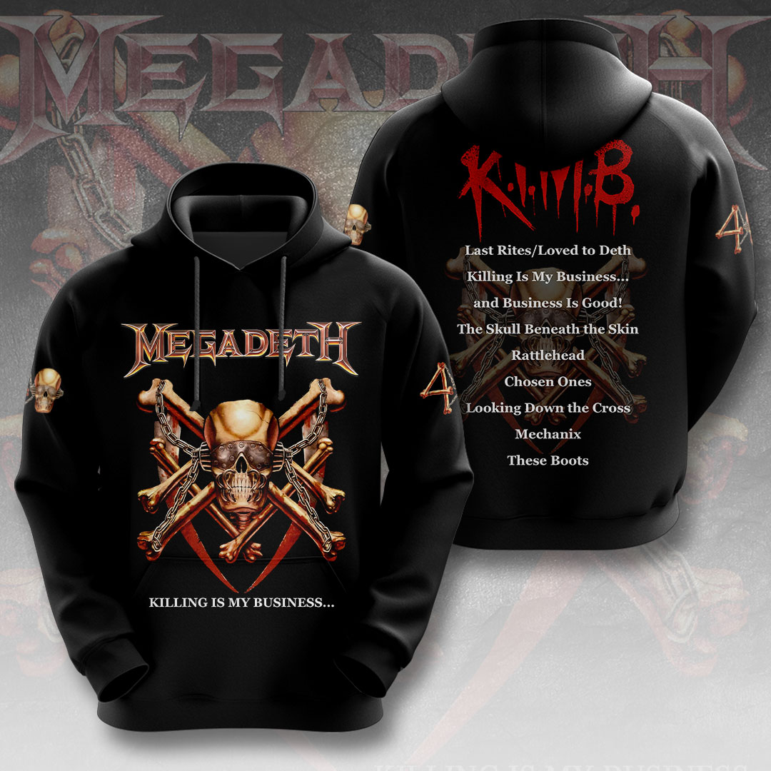 Megadeth K.I.M.B 2026 3D Hoodie