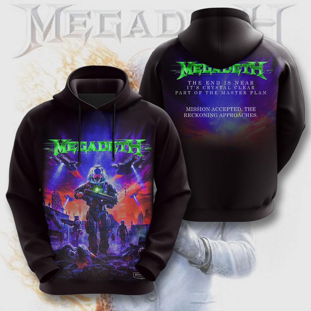 Megadeth Band 3D Hoodie