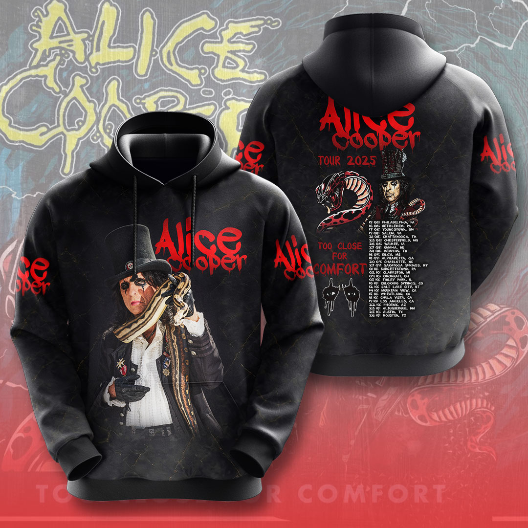 Alice Cooper 3D Hoodie