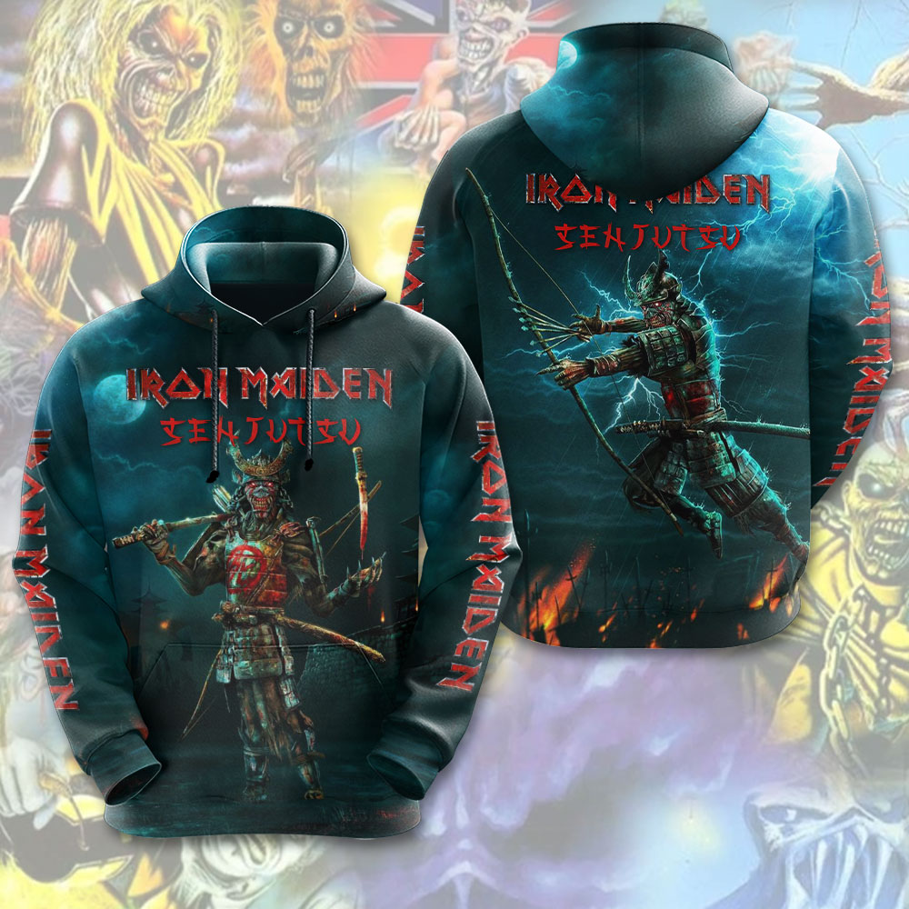 Iron Maiden Painkiller 3D Hoodie