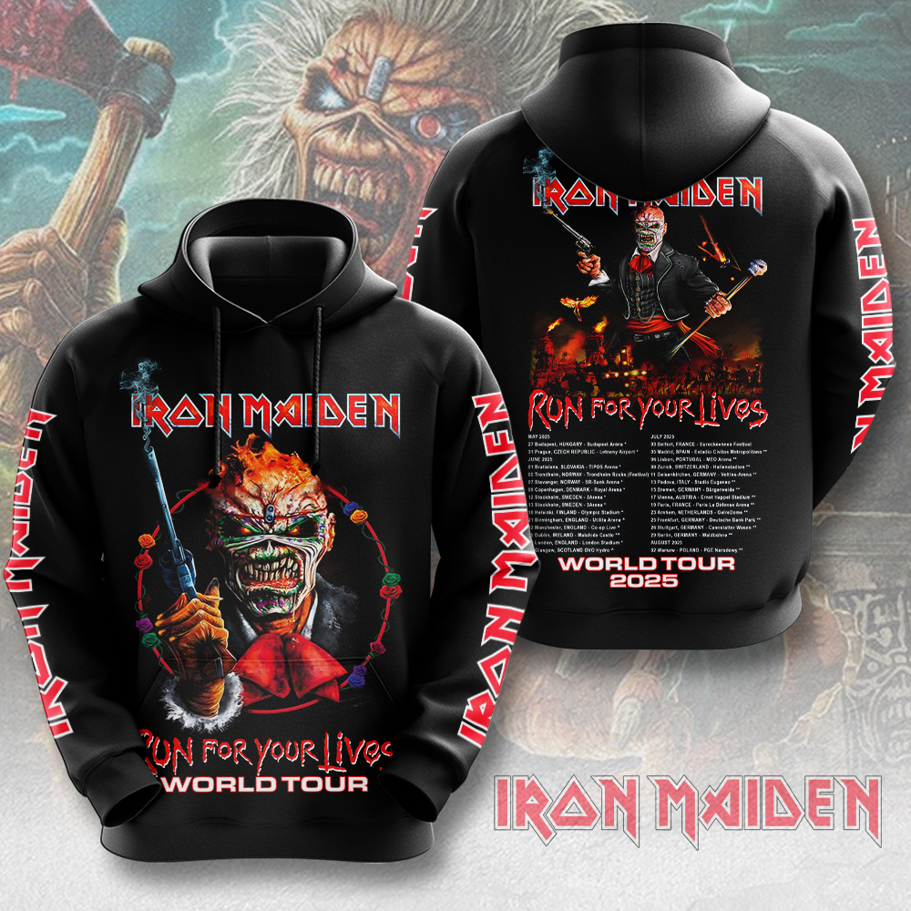 Iron Maiden Archives 3D Hoodie