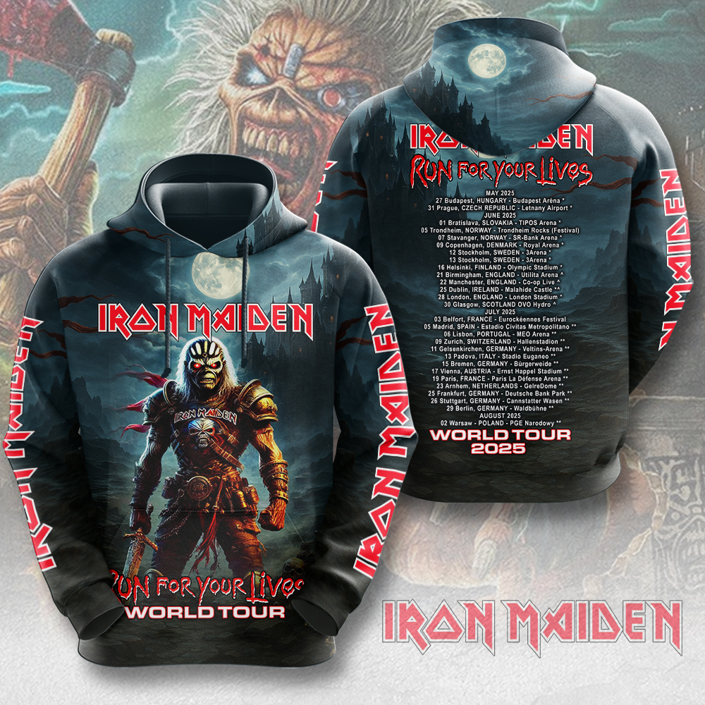 Iron Maiden Anthology 3D Hoodie