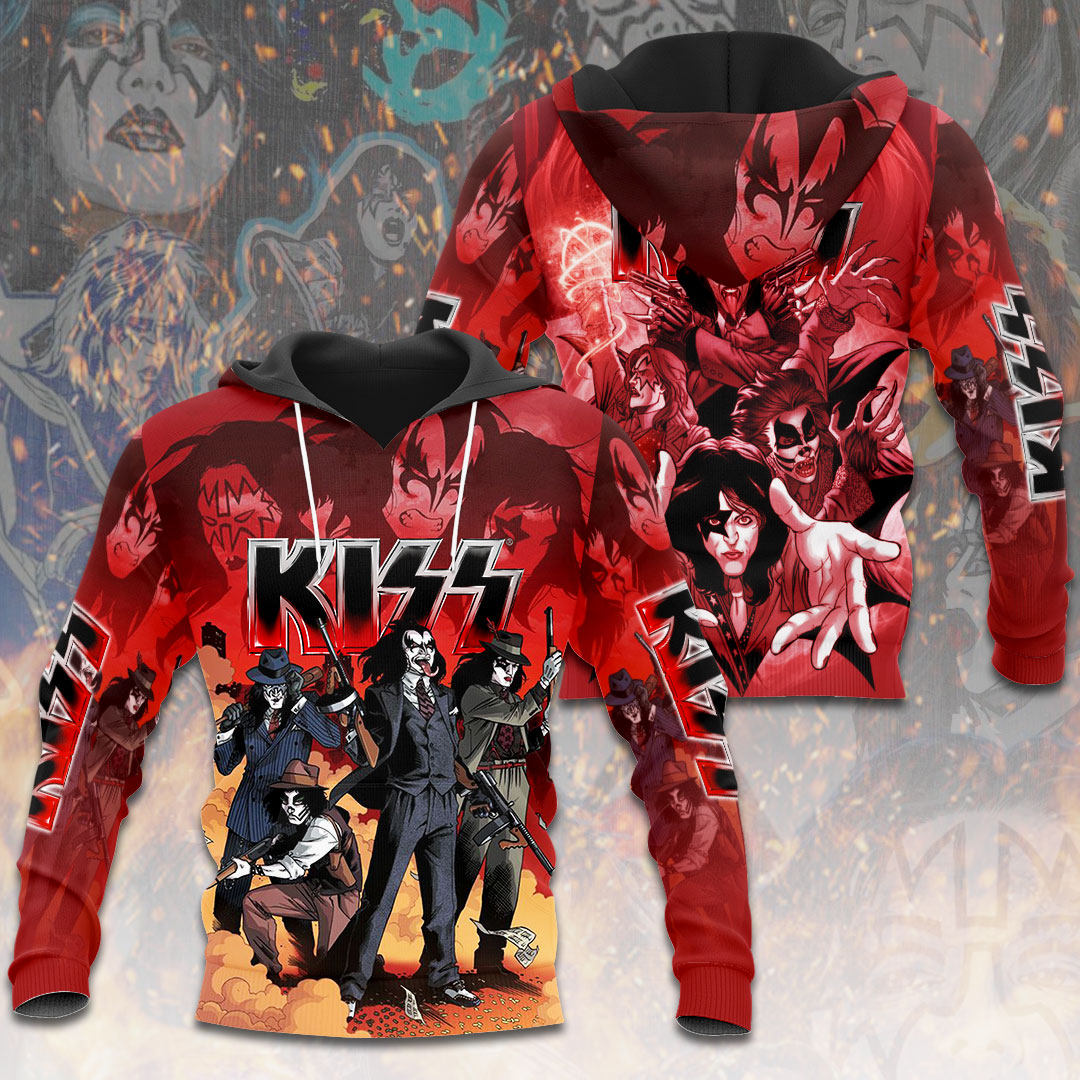 Kiss Paul Stanley Purple Flame Hoodie The Starchild Legacy