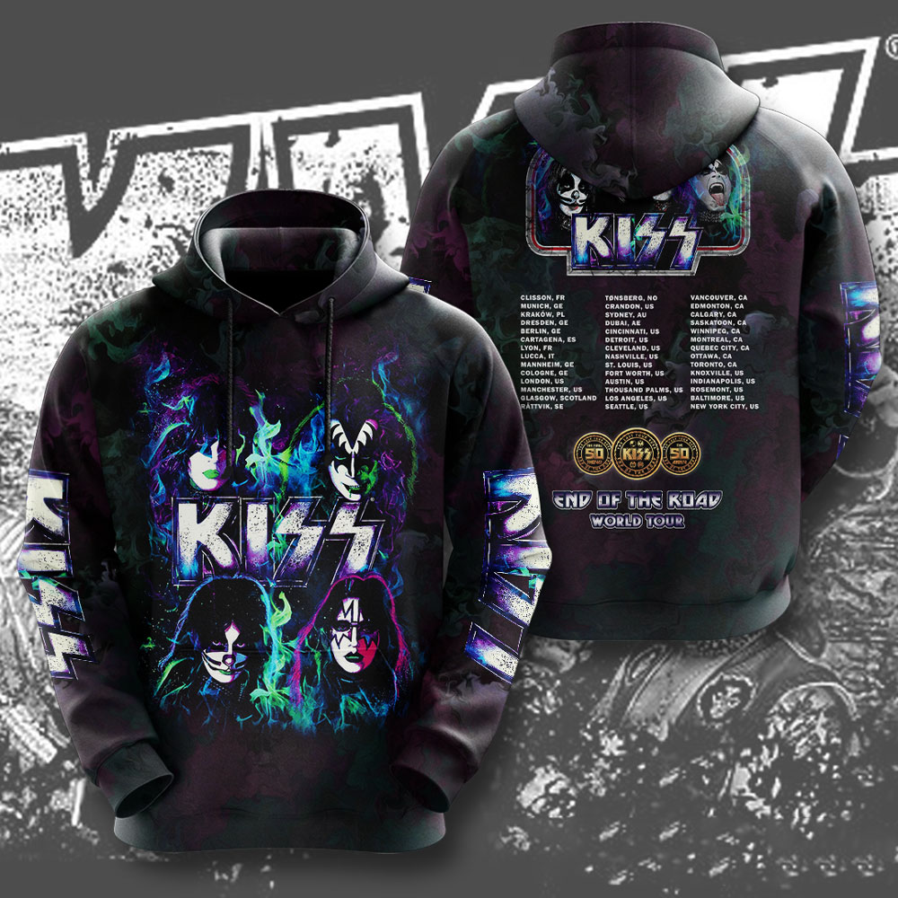 Kiss Galaxy Light Tour Hoodie Electric Legacy Version