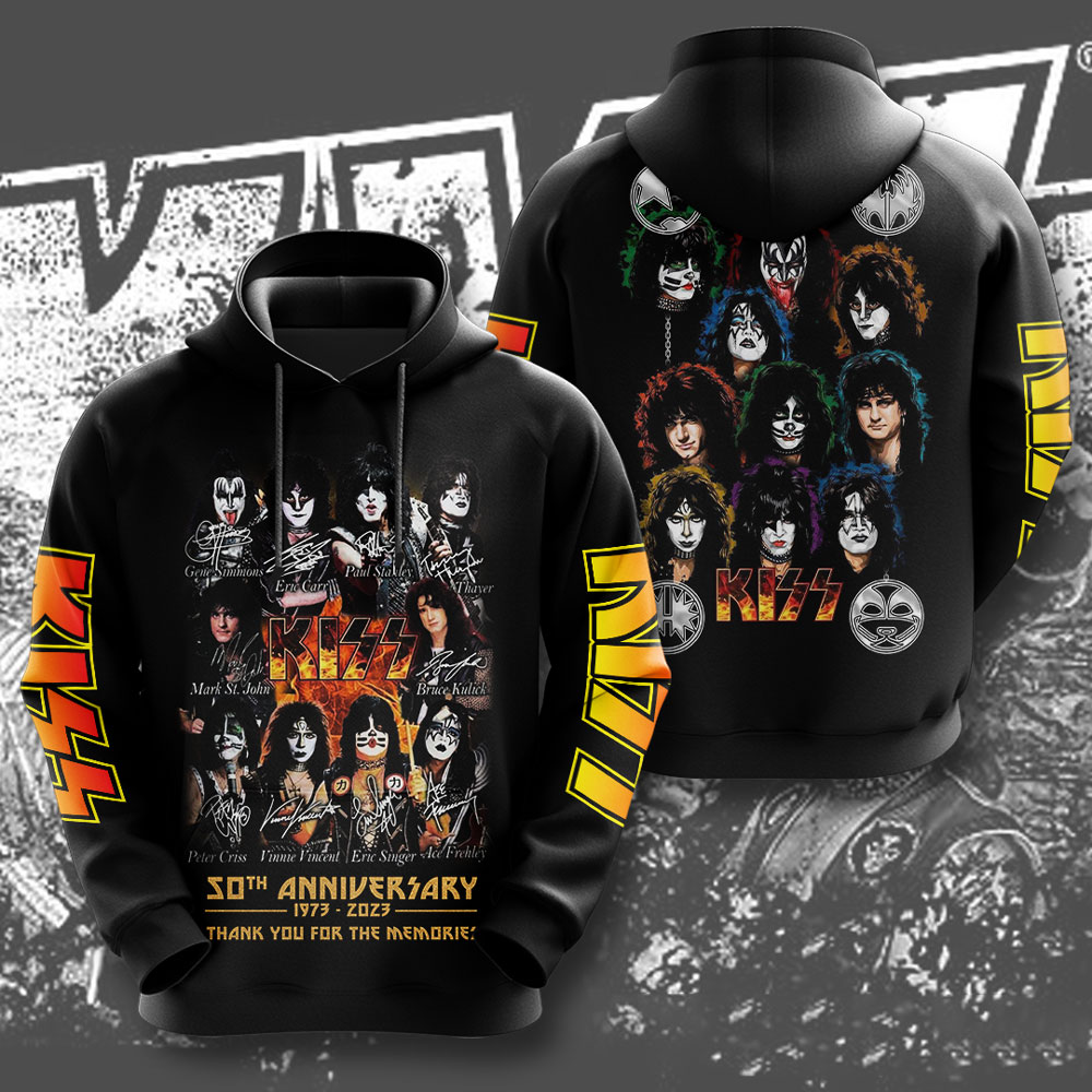 Kiss 30Th Anniversary Graphic Hoodie Vintage Stage Print