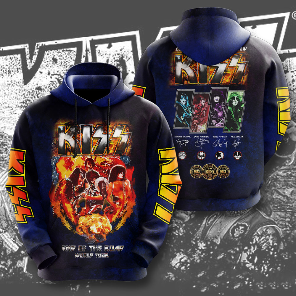 Kiss Gold Legacy Graphic Hoodie End Of The Road Collection